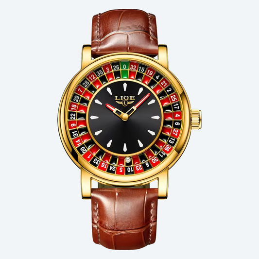 LIGE Casino Roulette Quartz Collection