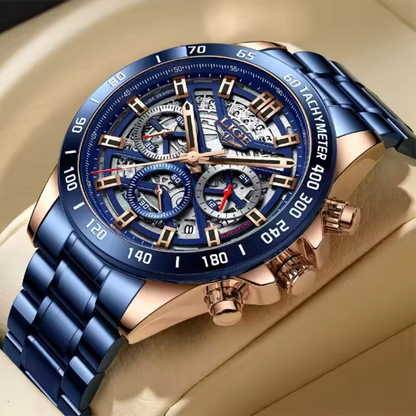 LIGE Chronograph Steel Collection